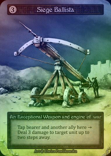 【FOIL】[Artifact] Siege Ballista [beta-Exceptional]